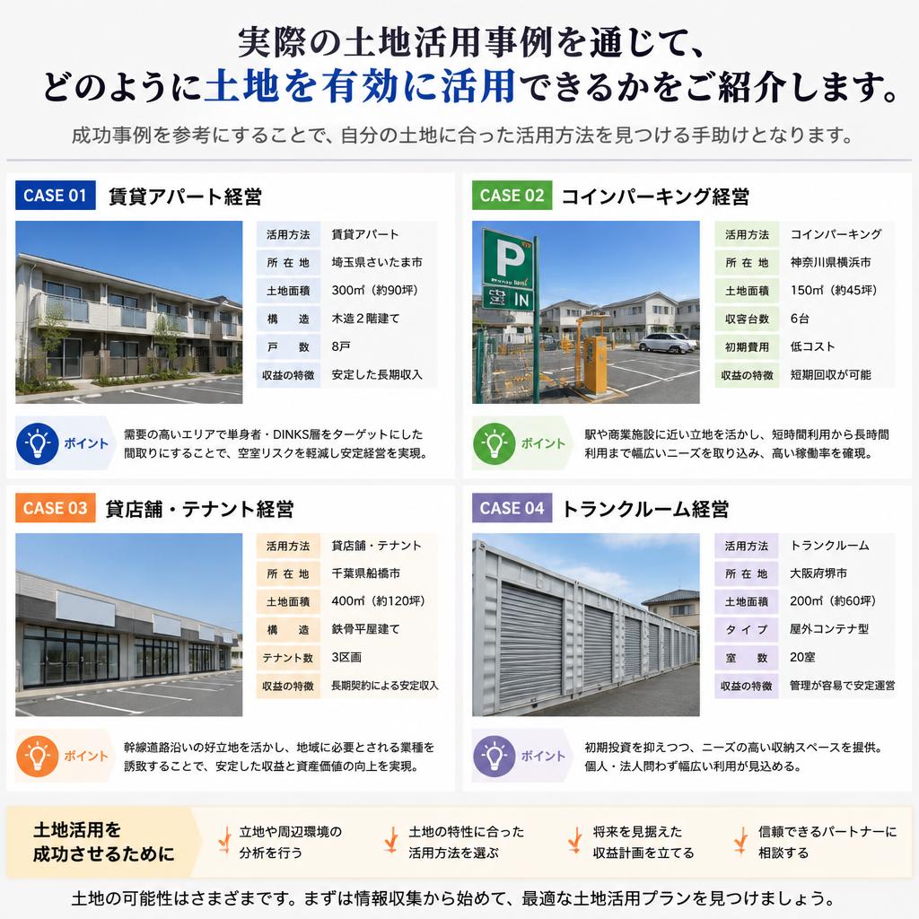 土地活用事例の紹介