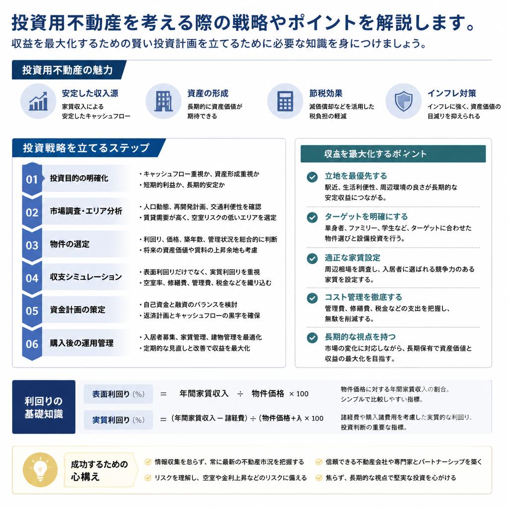 不動産投資戦略を考えよう
