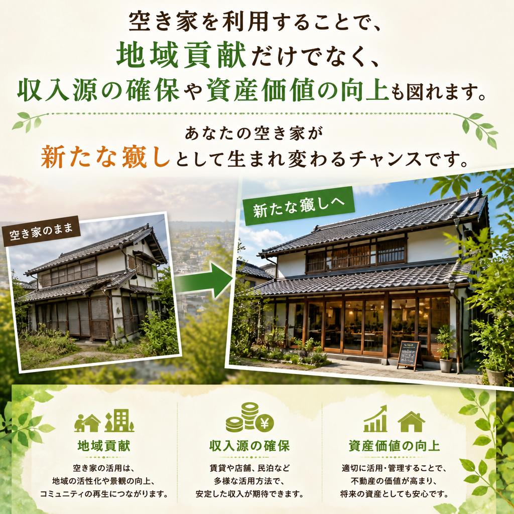空き家を有効活用するメリット