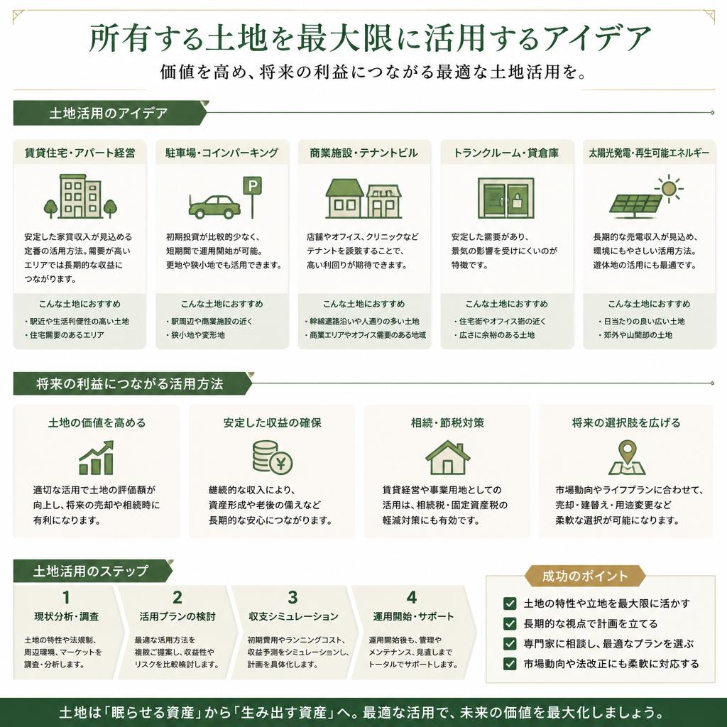 土地活用の選択肢