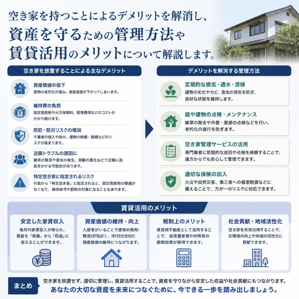 空き家対策と管理方法