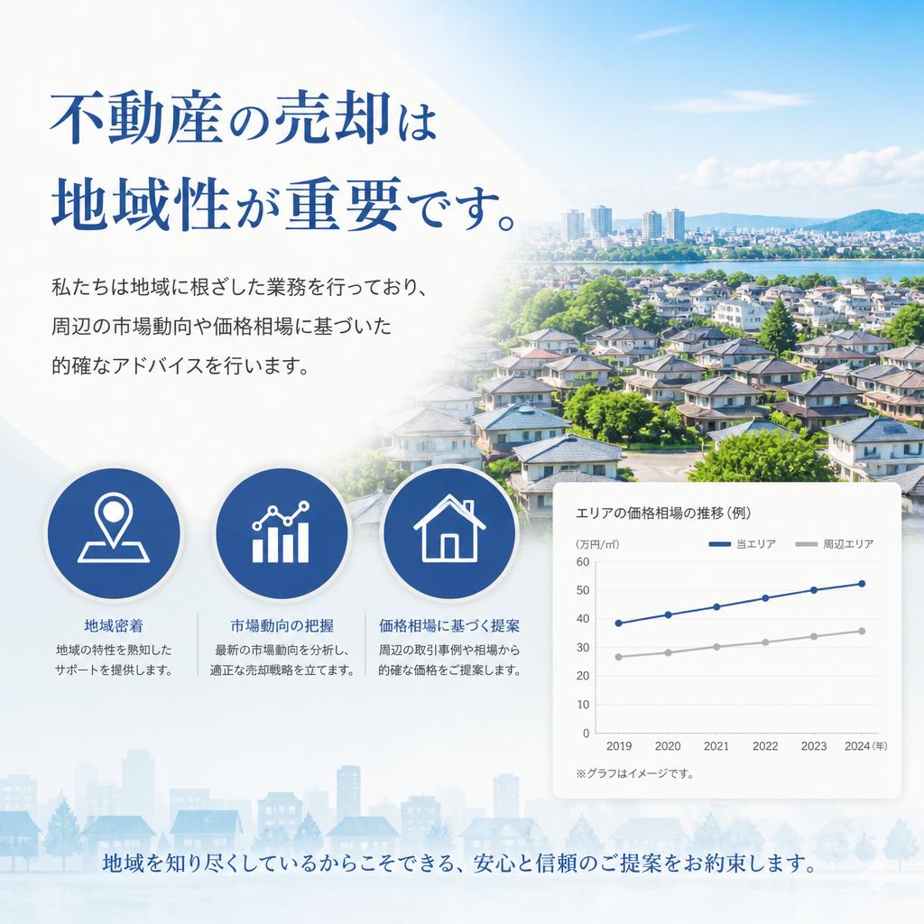 地域に密着した安心のサポート