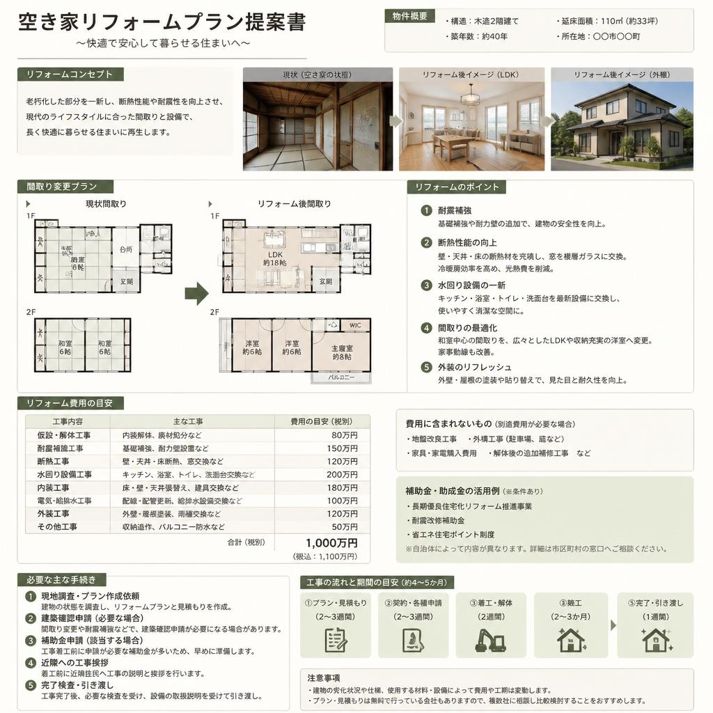 5. リフォームプランの具体例