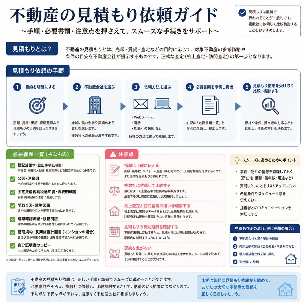 見積もり依頼の流れ
