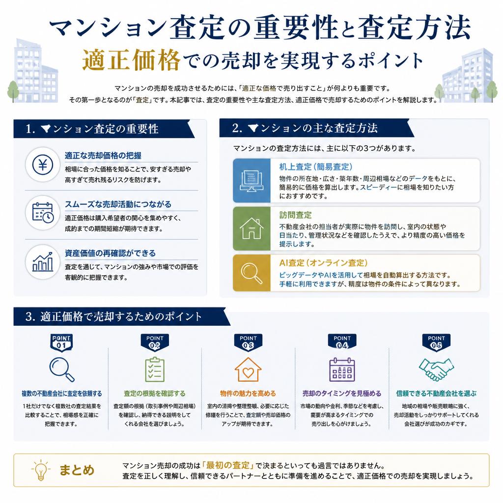 マンション査定のポイント