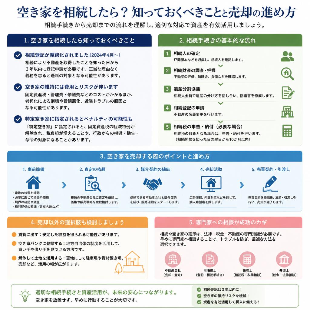 不動産相続に関する注意点