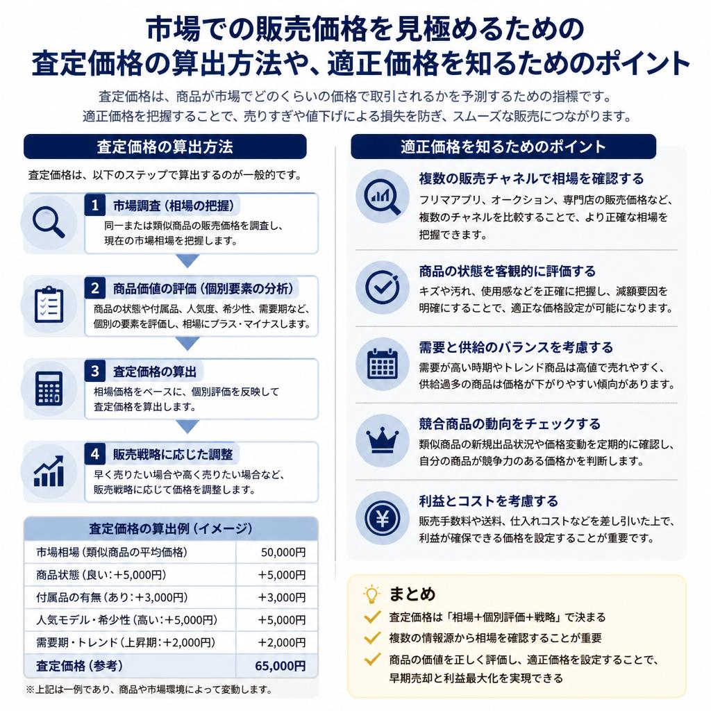 適正価格の査定方法とは？