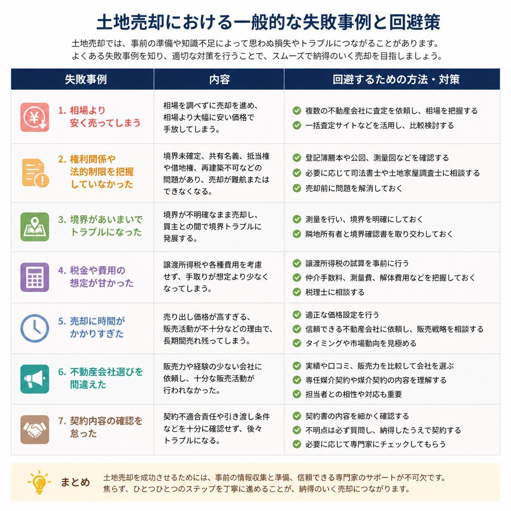 よくある失敗事例とその回避法