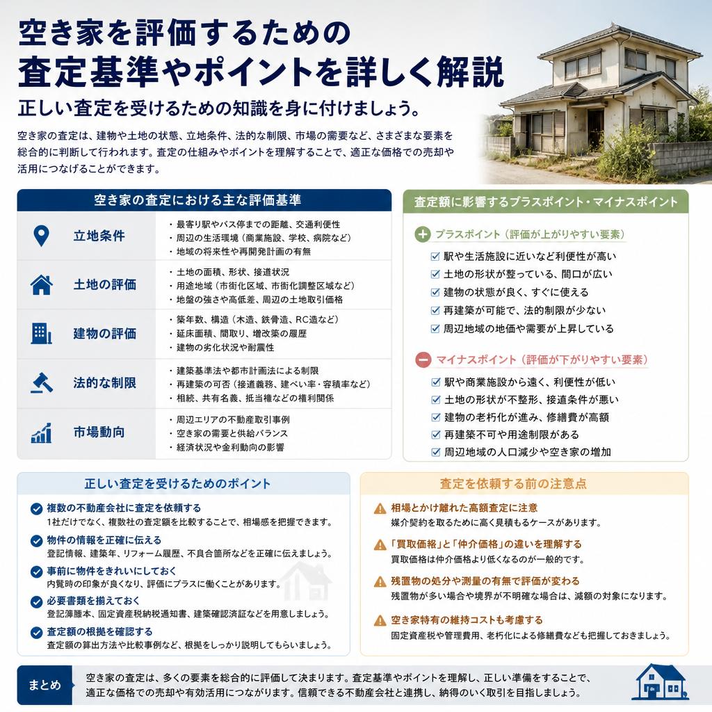 空き家査定基準とは?