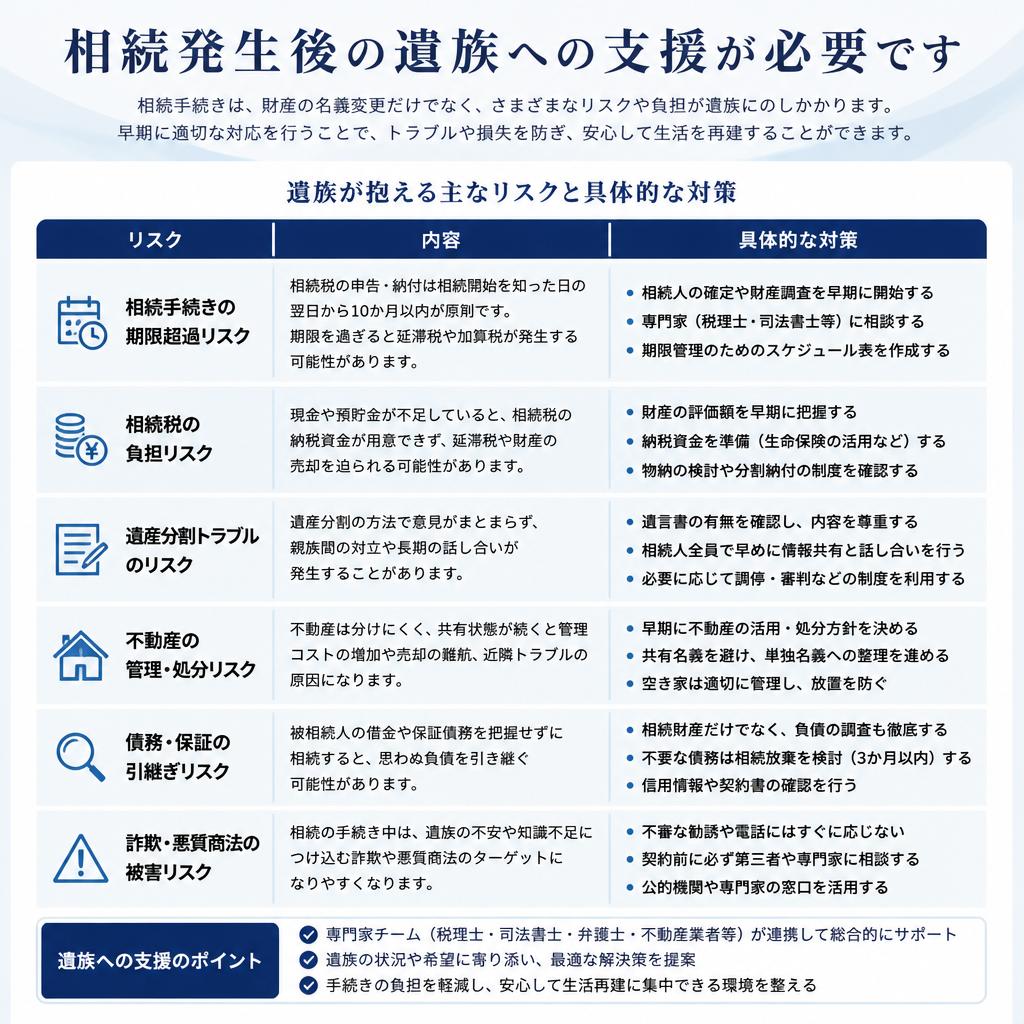 遺族対策の重要性とアプローチ