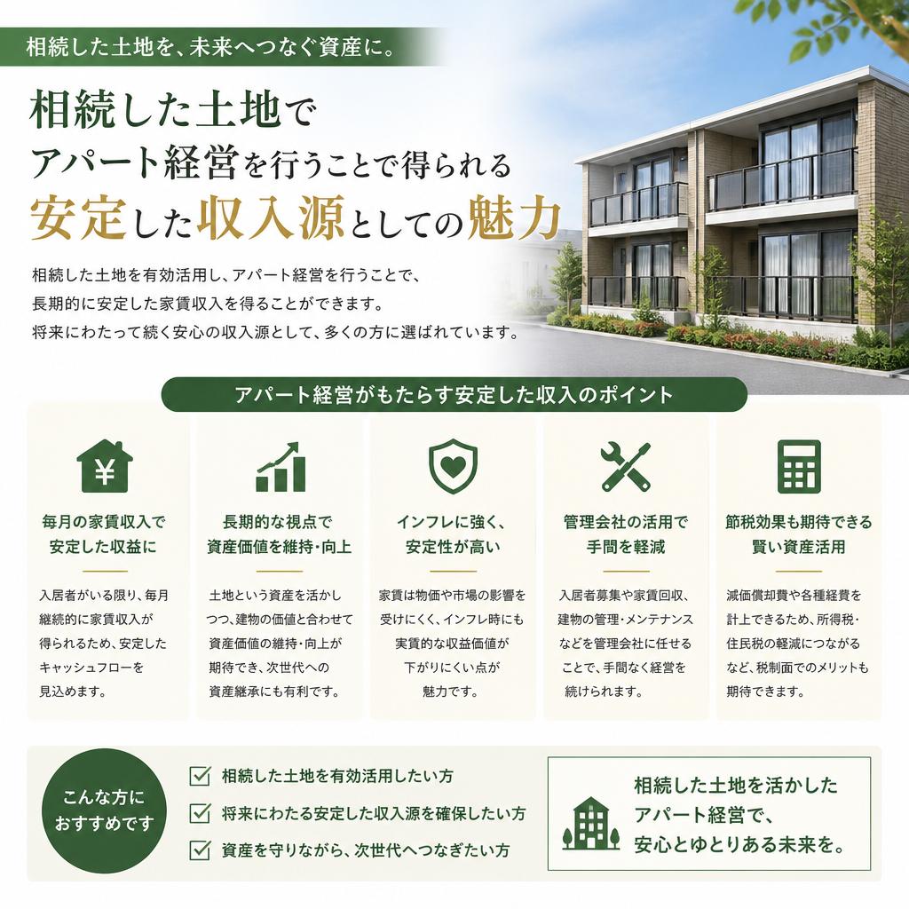 アパート経営の魅力
