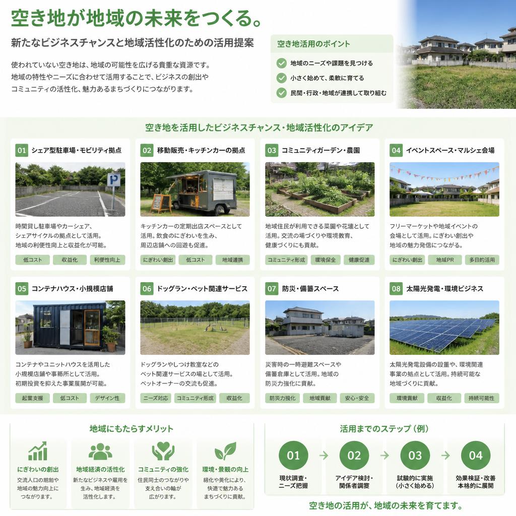 空き地活用のアイデア